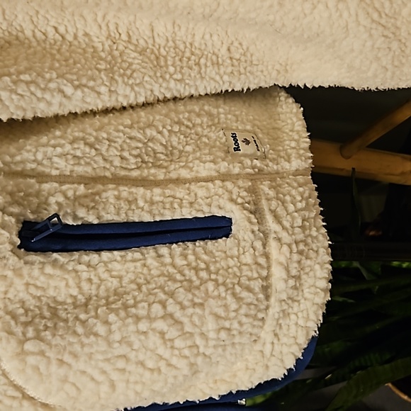 Roots WOODSIDE Zip Sherpa Jacket/Teddy - Picture 4 of 8